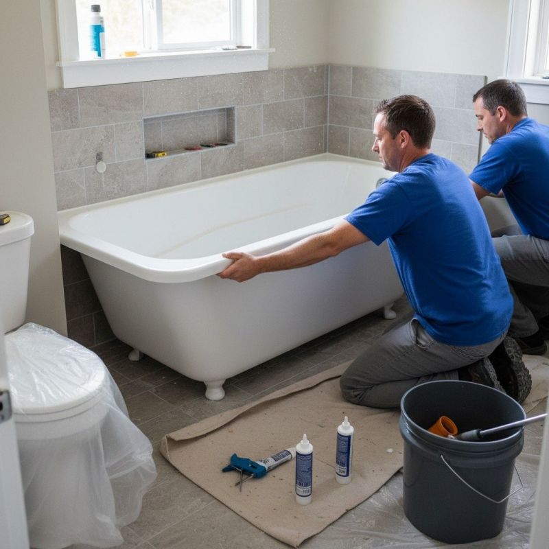 Bathtub Resurfacing detail